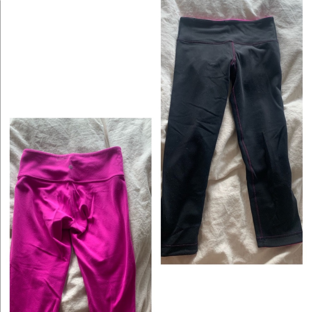 lululemon leggings 3/4 length